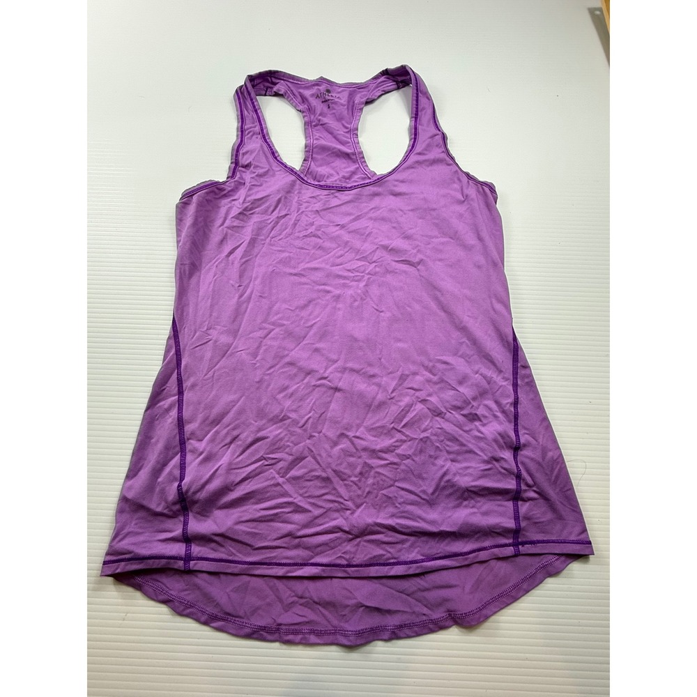 Athleta Womens Racerback Performance Tank Top Purple Scoop Neck Small Activewear